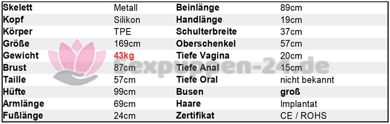 Datenblatt GE 169cm Silikon+TPE SP-XX-W-XX-XX-10