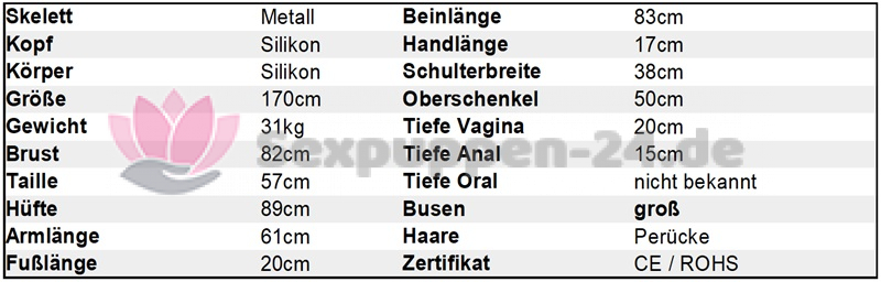 Datenblatt GE 170cm Silikon+Silikon SP-XX-W-XX-XX-13