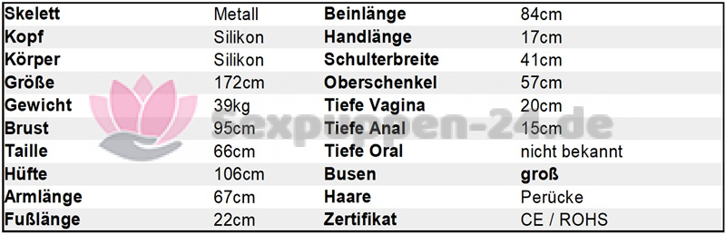 Datenblatt GE 172cm Silikon+Silikon SP-XX-W-XX-XX-15