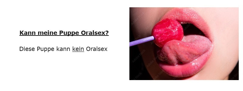 Oralsex Sexpuppe weiblich nein